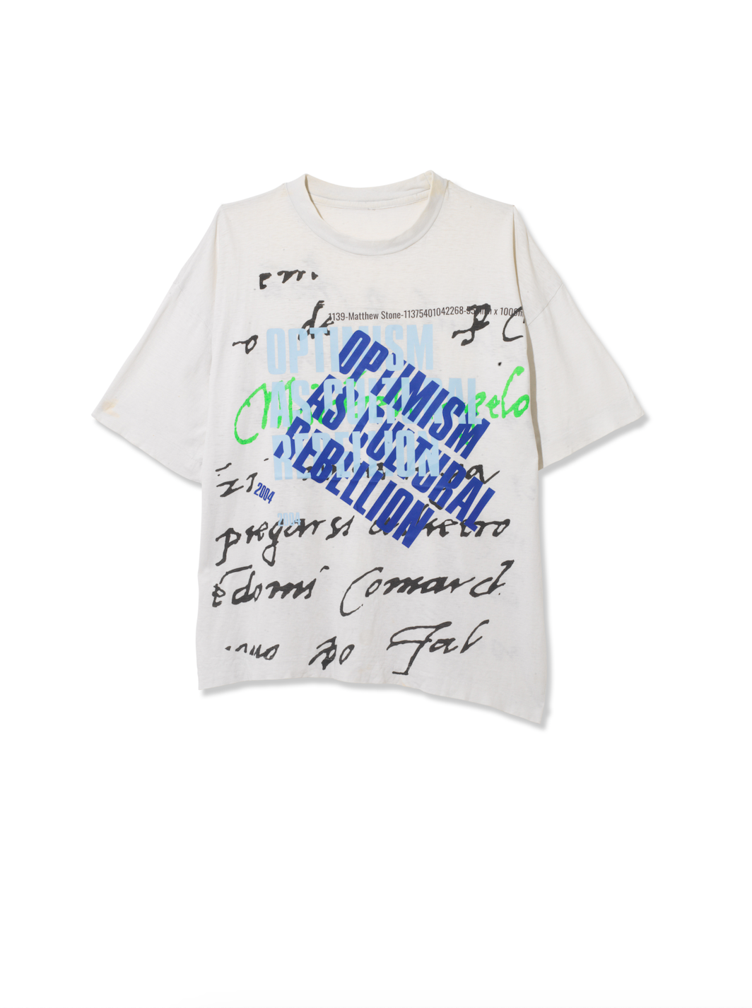 Optimism as Cultural Rebellion T-Shirt - Extended Mix (Michelangelo) - 2025