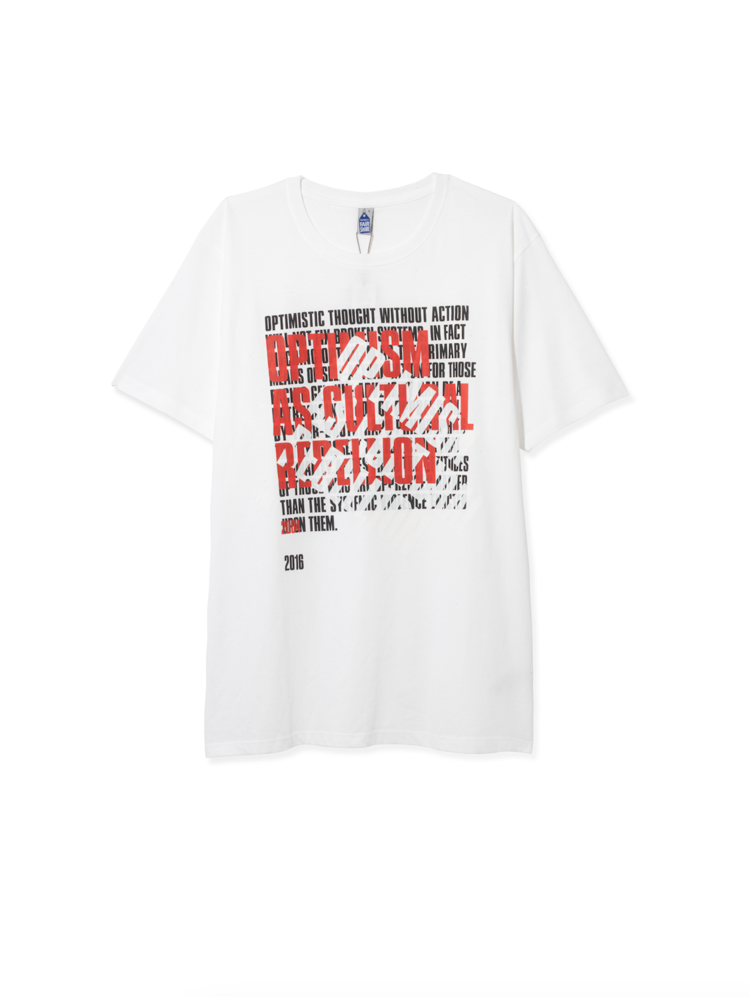 Optimism as Cultural Rebellion T-Shirt - Extended Mix (Optimistic Thought Without Action) - 2025